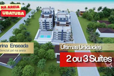 Apartamento com 2 quartos à venda, 100m², 3 banheiros, 2 garagens - Enseada - Ubatuba
