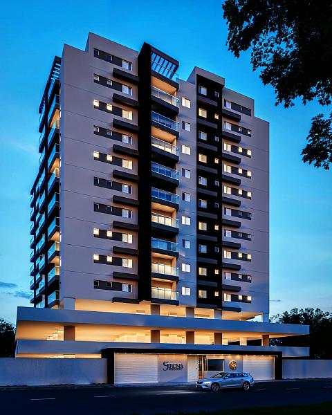 Fachada do Seg�via Residencial, apartamentos de 2 dormit�rios no Indai�, Caraguatatuba