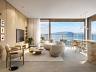 Living do apartamento de 120 m� frente mar no Scenarium