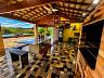 Quiosque com churrasqueira e �rea gourmet no s�tio em Sales�polis