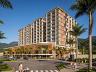 Fachada principal do Marbello Residence &amp; Open Mall em Caraguatatuba