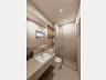 Banheiro do Studio 25,08 m� unidade 104 do Praie Elevate em Massagua�u