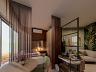 Dormit�rio integrado � sala do Studio 25,08 m� unidade 104 do Praie Elevate