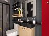 Banheiro social do apartamento de 2 dormit�rios no Portal do Parque