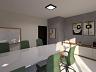 Perspectiva do coworking e sala de reuni�o do Residencial Sardenha