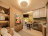 Cozinha integrada do Studio 28,26 m� do Praie Elevate em Massagua�u Caraguatatuba