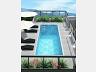�rea de lazer com piscina na cobertura do Residencial Tommasino