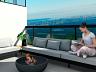 Fire pit na cobertura do Residencial Tommasino, Silop