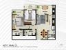 Planta do apartamento 305 do Residencial Canto das Toninhas, 2 dormit�rios com su�te