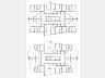 Planta t�cnica do 9� andar e da cobertura duplex do Seg�via Residencial, Bloco 1