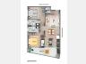 Planta do apartamento com 2 su�tes e 69,90 m� do Citt� di Perugia
