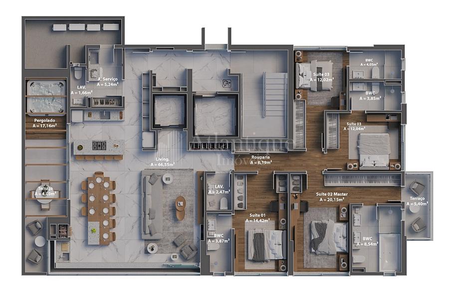 Excelente  apartamento 4 suítes com 190m2 privativos — foto 32