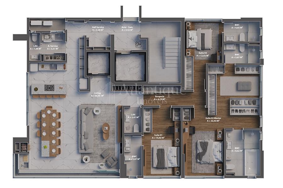 Excelente  apartamento 4 suítes com 190m2 privativos — foto 27