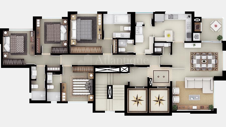 2 suítes + 2 demi suíte com 3 vagas na Av. Brasil — foto 2