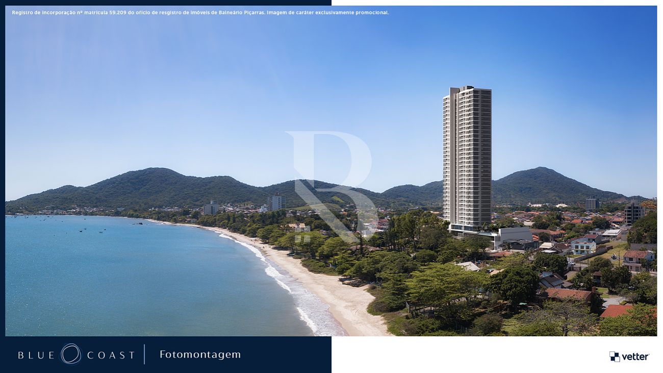 3 quartos. Blue Coast Vetter. Apartamento a venda Penha SC.