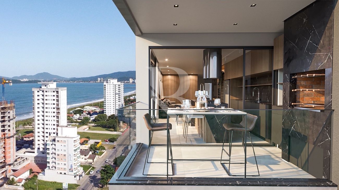 Com 3 quartos. Lê Vittá. Apartamento a venda Balneário Piçarras SC