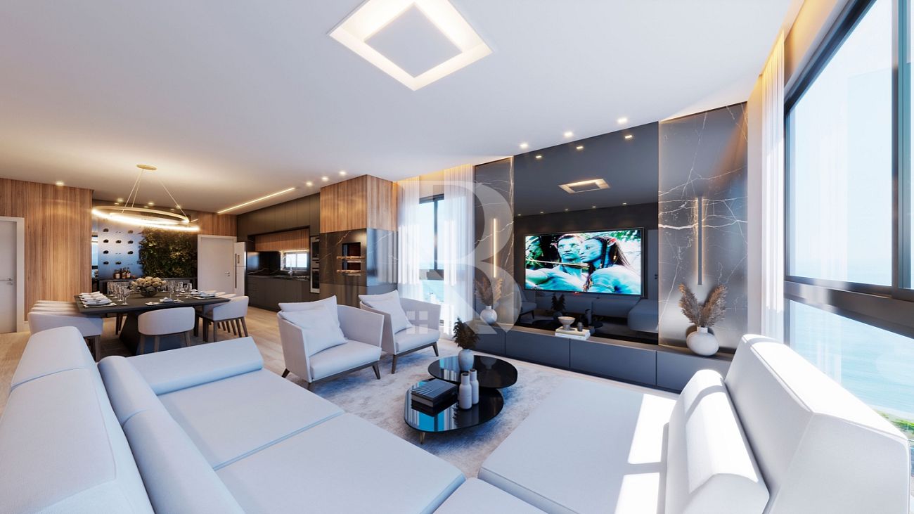 3 suítes, lazer completo, vista mar