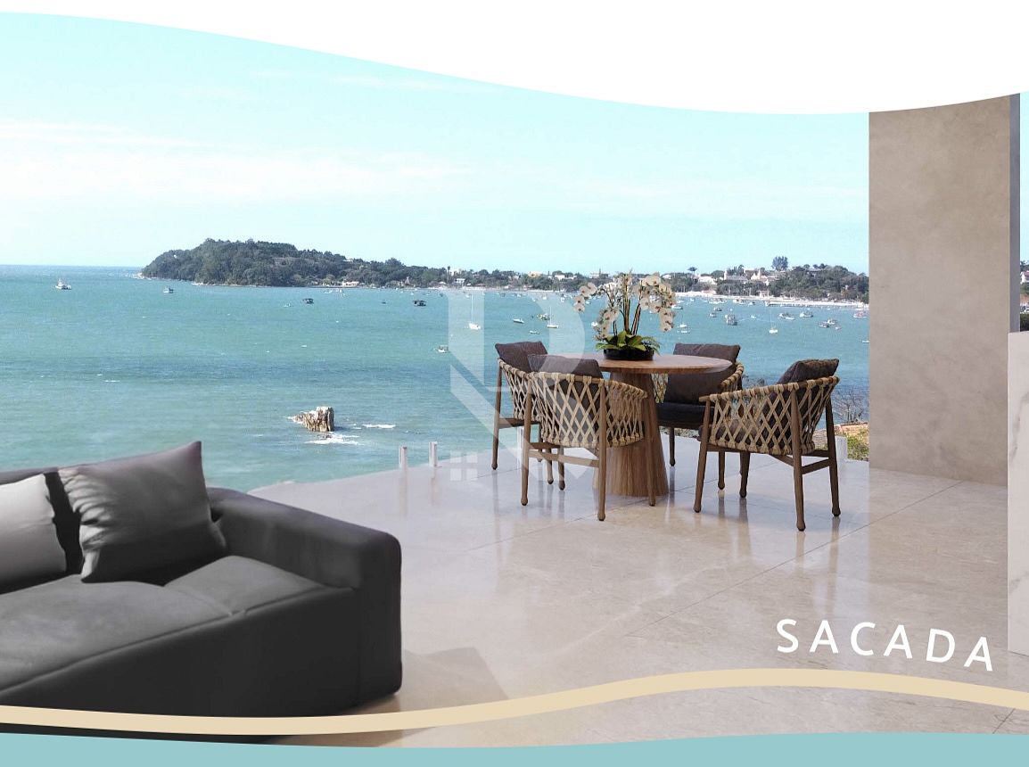 Com 3 quartos. Apartamento a venda em Penha SC. Pé na areia.