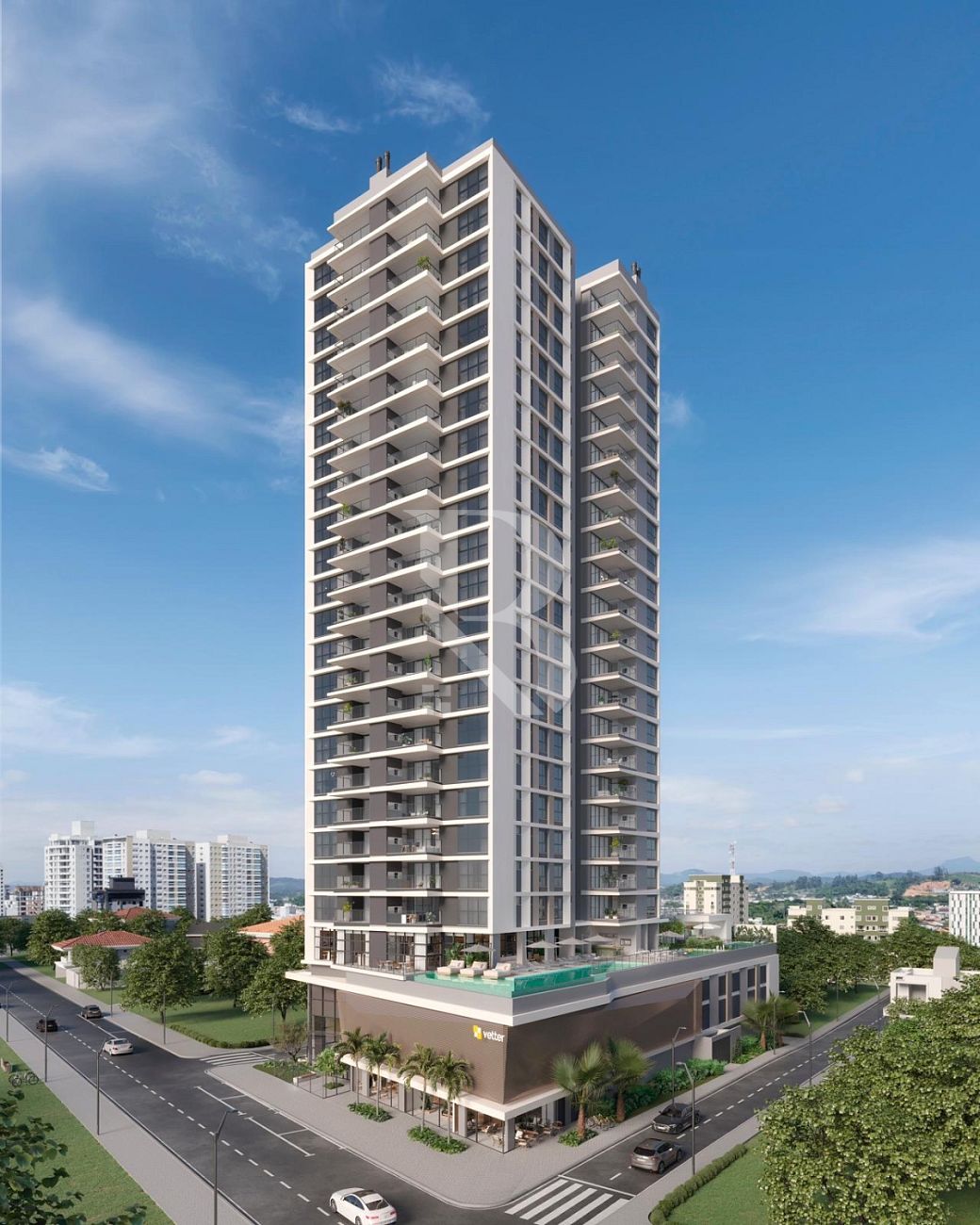 Com 3 suítes. Emerald Coast - Vetter. Apartamento a venda Balneário Piçarras SC