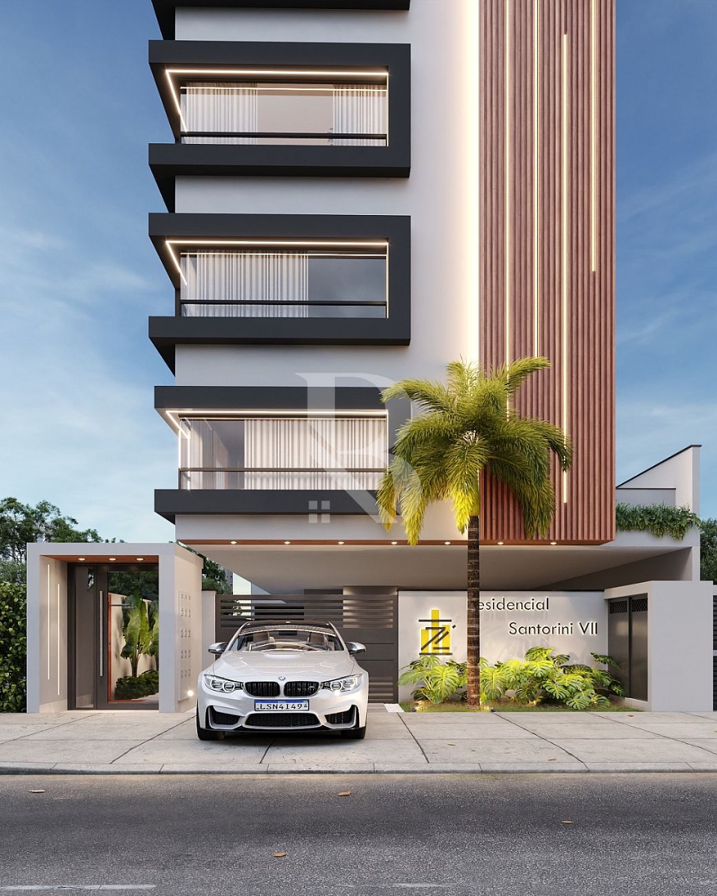 Com 3 quartos, 250 metros do mar