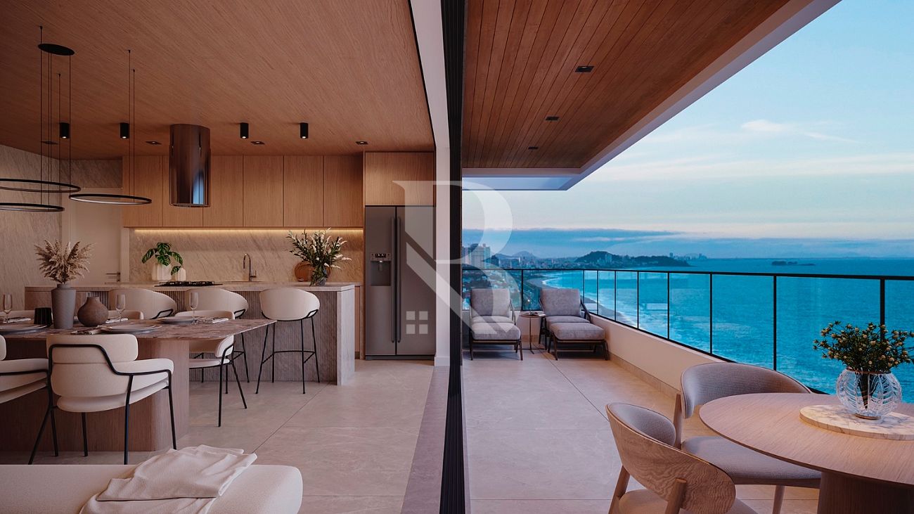 Com 4 quartos. Apartamento a venda em Balneário Piçarras - Águas de Marano - Fontana