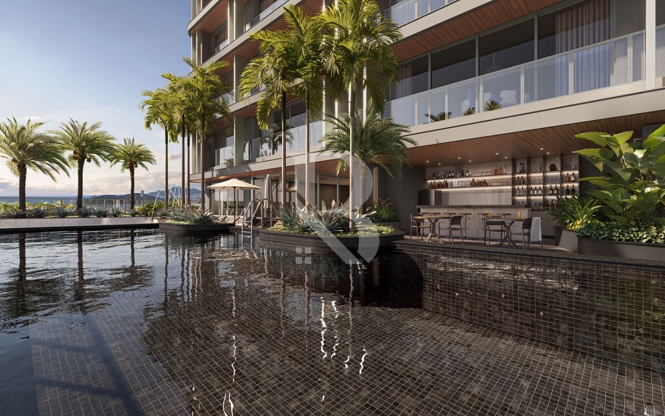 Com 3 suítes. Apartamento frente mar a venda em Balneário Piçarras - SC