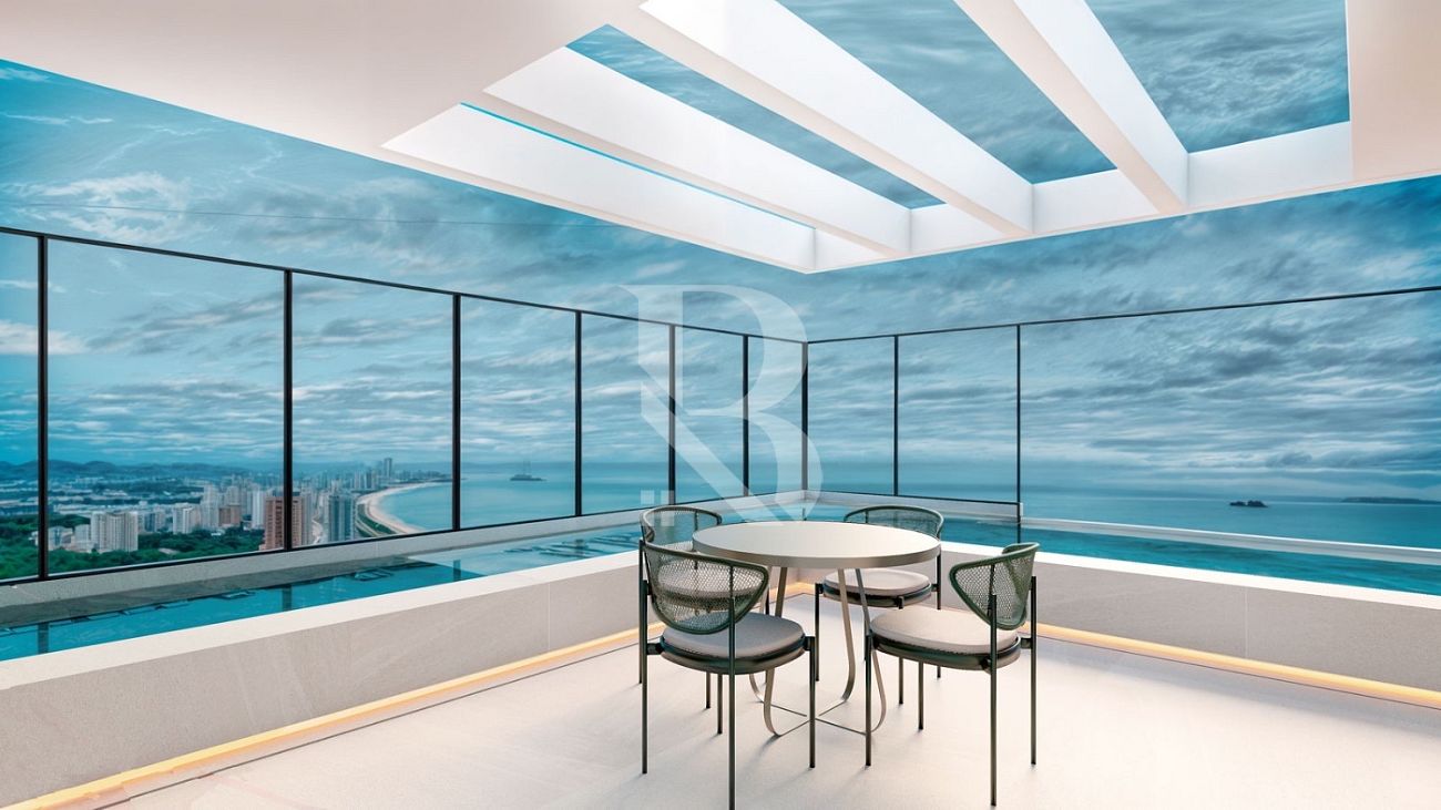 Com 3 quartos. Sky Rooftop. Apartamentos a venda em Balneário Piçarras SC