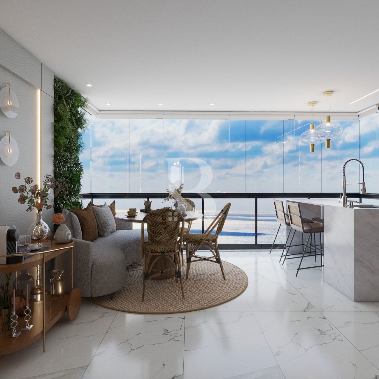 3 quartos. Blue Coast  Vetter. Apartamento a venda  Penha SC.