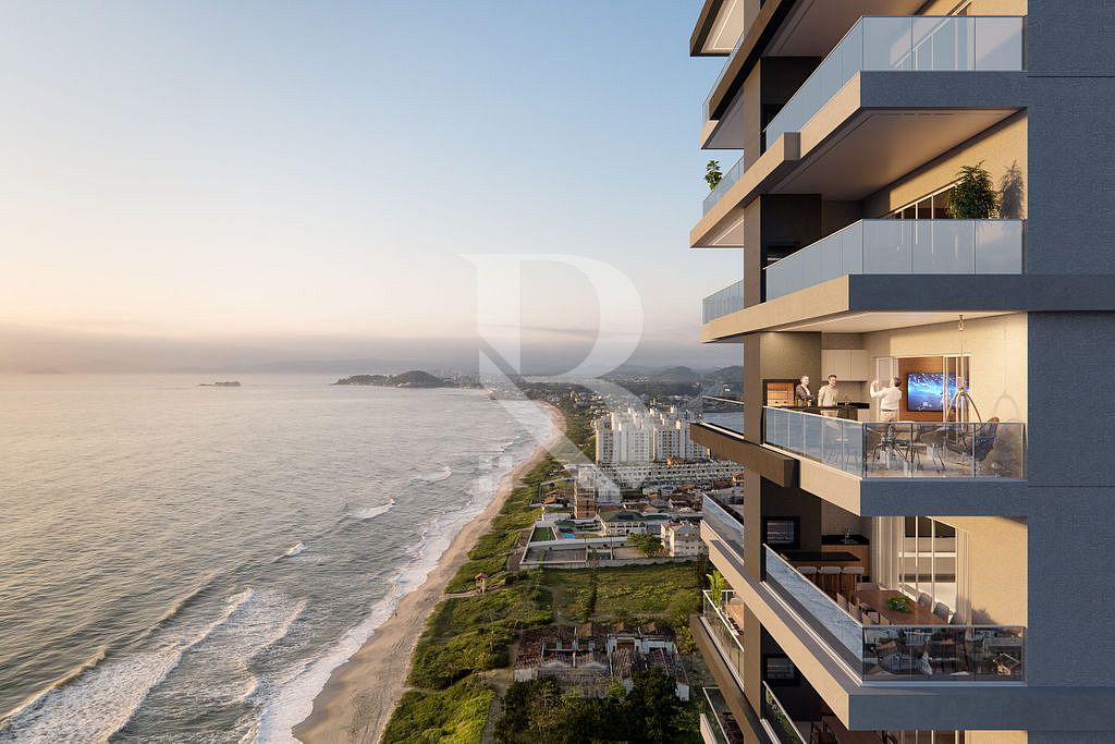 Com 3 quartos. Barra View. Apartamento a venda Barra Velha SC