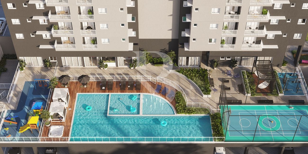 Com 2 quartos. Breeze Beach and Park. Apartamento a venda na Penha SC