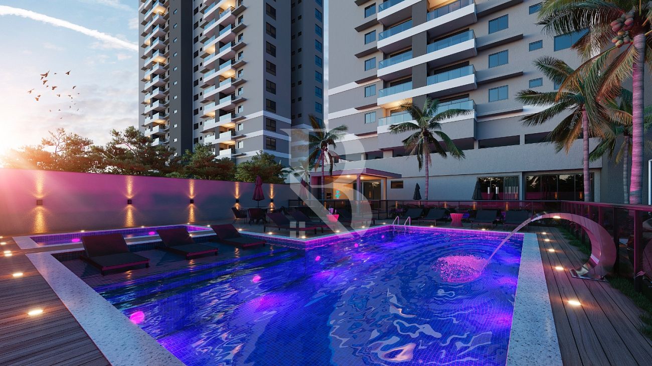 Com 3 quartos. Fun Santer. Apartamento a venda Penha SC