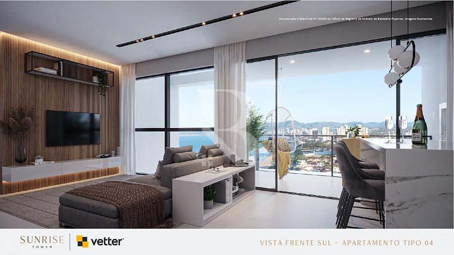 2 Suítes. Sunrise Tower Vetter. Apartamentos frente mar em Balneário Piçarras. — foto 6
