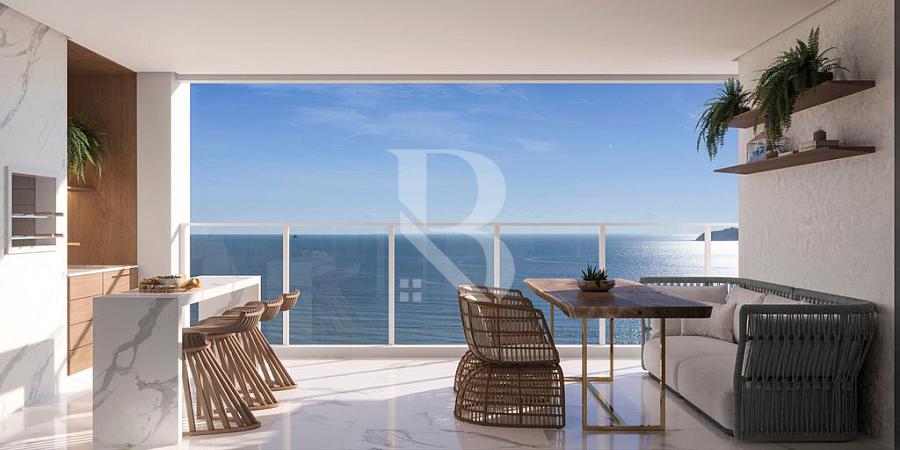 Com 3 quartos. Ocean View - Apartamento frente mar a venda em Balneário Piçarras. — foto 15
