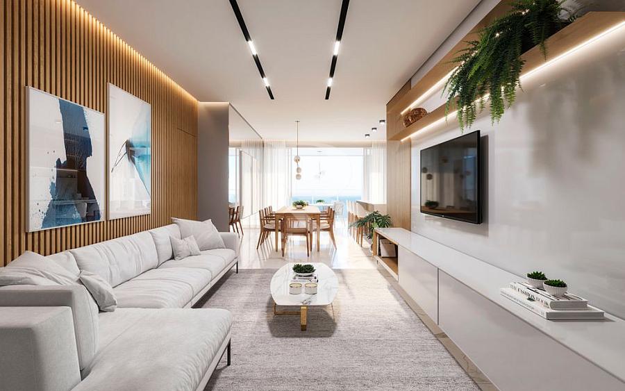 Com 3 quartos. Ocean View - Apartamento frente mar a venda em Balneário Piçarras. — foto 16