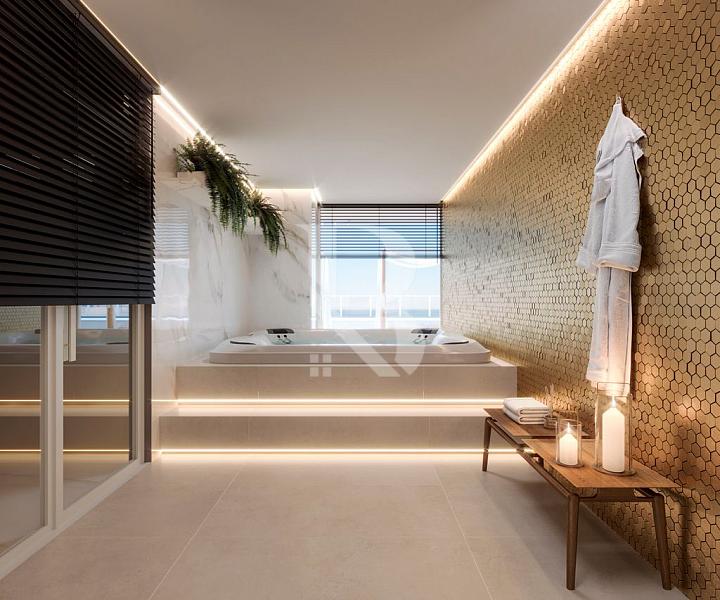 Com 3 quartos. Ocean View - Apartamento frente mar a venda em Balneário Piçarras. — foto 35