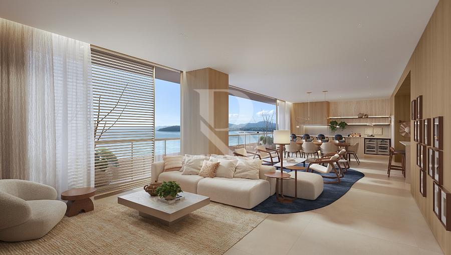 Com 4 Quartos. Apartamento frente mar a venda Balneário Piçarras SC. — foto 6