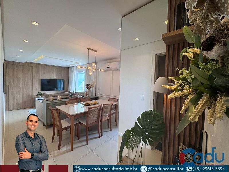 Apartamento à Venda – 2 Dormitórios | Suíte | Mobiliado | 71,3m² | Centro – Palhoça/SC — foto 3