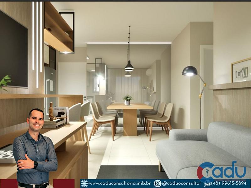 Apartamento 2 dormintórios sendo 1 suíte | Area de Lazer Completa - Pedra Branca - Palhoça/SC — foto 2