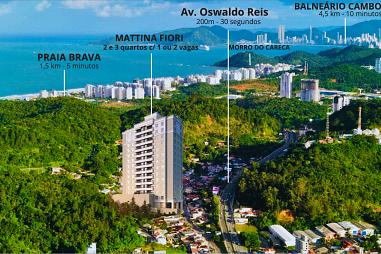 Apartamento 3 dormitórios sendo (1 suíte) 2 vagas  a 800 metros da Praia de Cabeçudas