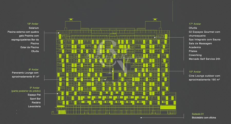 Apartamento 1 dormitório com 1 vaga em Porto Belo — foto 3