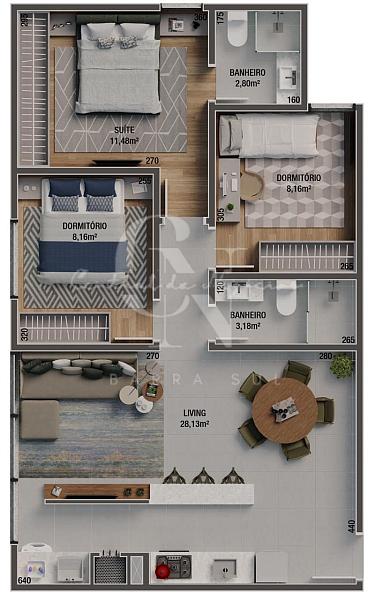 Apartamento 3 quartos ( 1 suíte) 2 vagas em Itajaí — foto 10