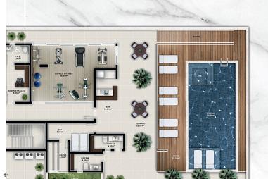 Apartamento 4 Suítes  Unique Home  3Vg Alto Padrão em Balneário Piçarras SC - Engeoffice