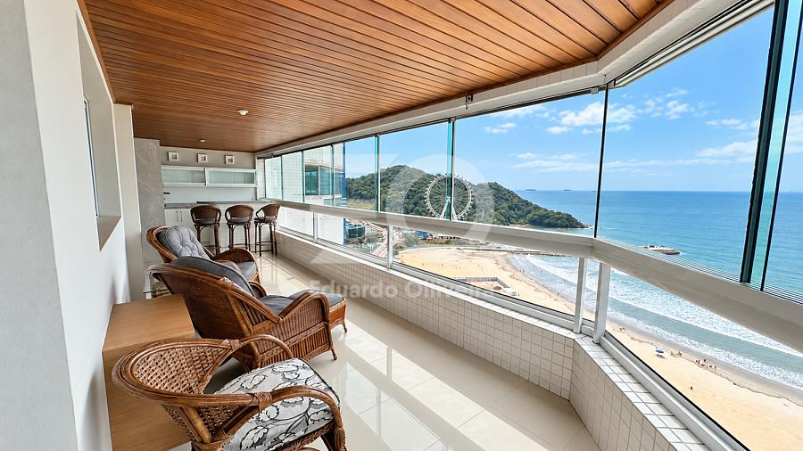 Apartamento mobiliado frente mar para loca��o anual no Torre Atl�ntica | 1 su�te + 2 dormit�rios 4