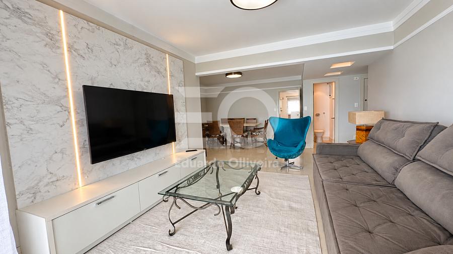 Apartamento mobiliado frente mar para loca��o anual no Torre Atl�ntica | 1 su�te + 2 dormit�rios 2