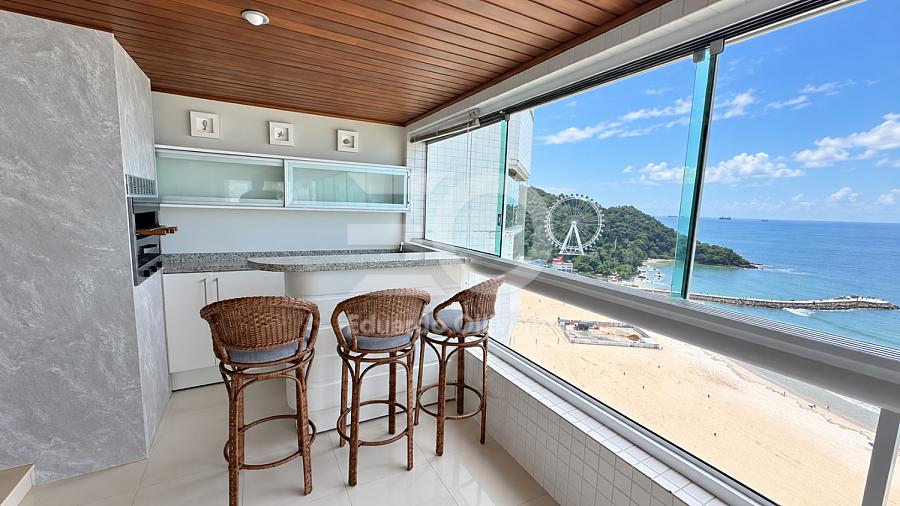 Apartamento mobiliado frente mar para loca��o anual no Torre Atl�ntica | 1 su�te + 2 dormit�rios 5