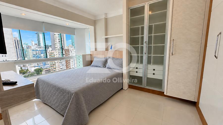 Apartamento mobiliado frente mar para loca��o anual no Torre Atl�ntica | 1 su�te + 2 dormit�rios 10