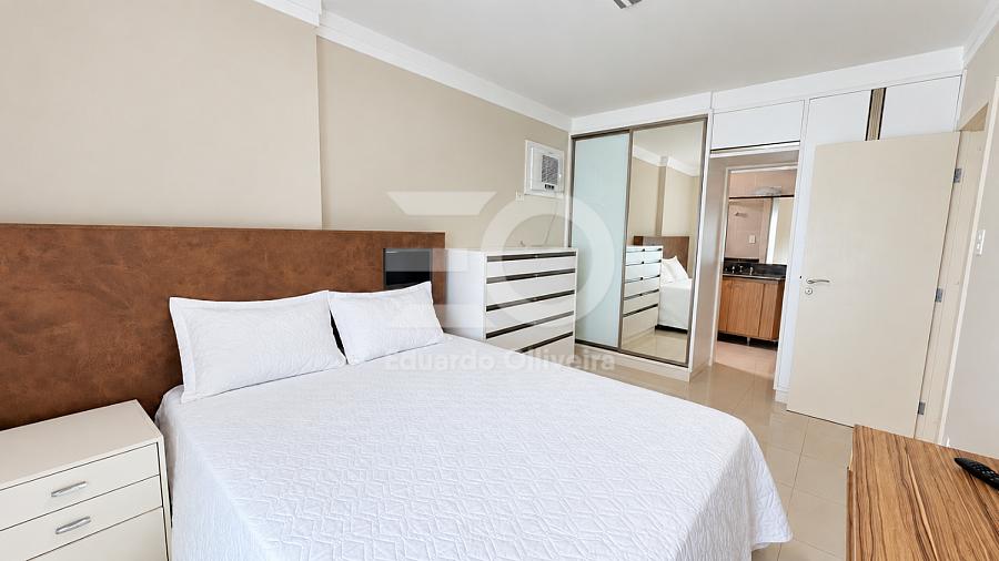 Apartamento mobiliado frente mar para loca��o anual no Torre Atl�ntica | 1 su�te + 2 dormit�rios 7
