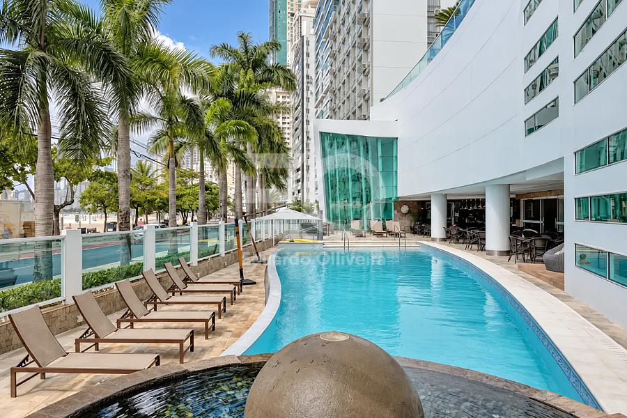 Apartamento mobiliado frente mar para loca��o anual no Torre Atl�ntica | 1 su�te + 2 dormit�rios 16