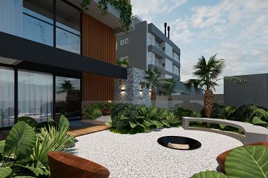 Apto 03 Suítes com área de festas privativa com piscina