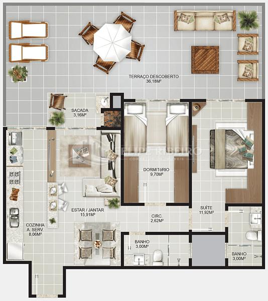 Apartamento Praia Brava — foto 17